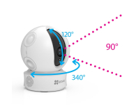 EZVIZ IP ez360 WiFi 720p,IR CS-CV246-A0-3B1WFR - 420694 - zdjęcie 4